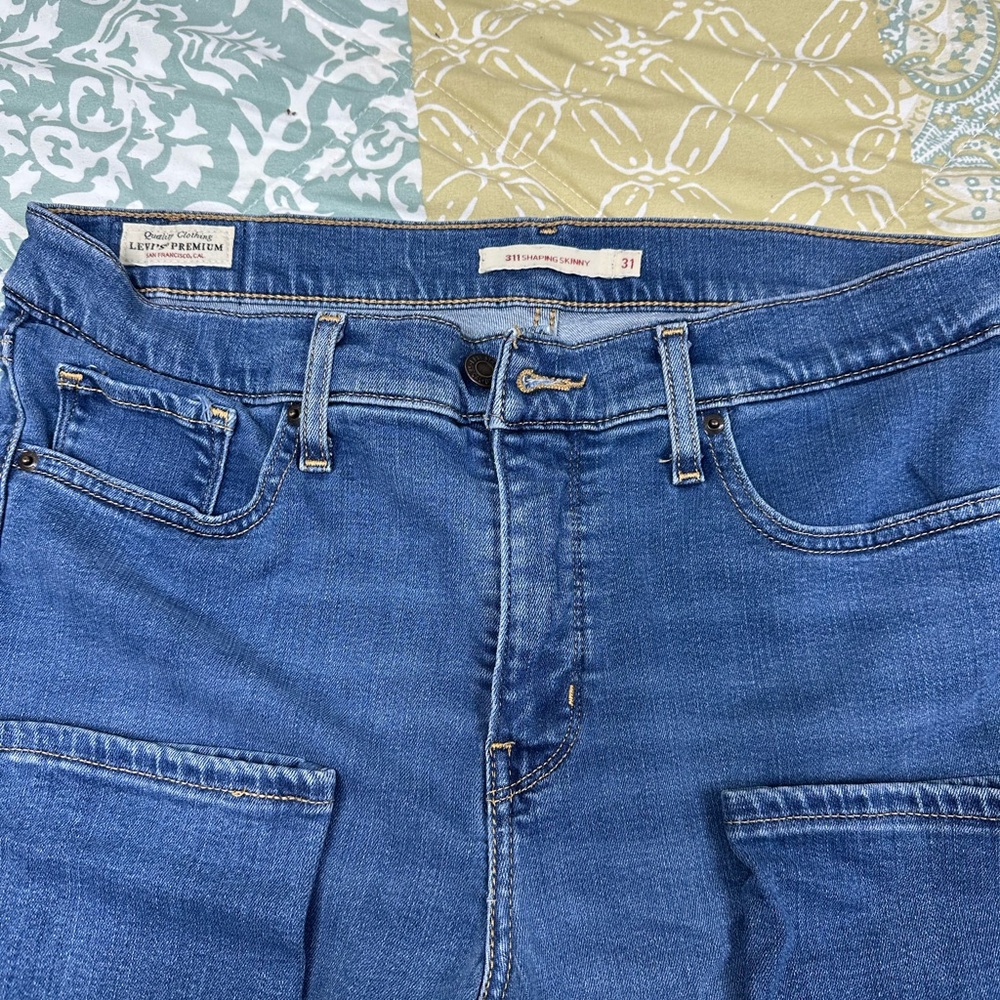 Levi's Women's Blue Skinny Jeans